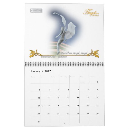Angels, The Collection Callendar Kalender (Jan 2027)