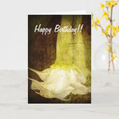 Angels Trumpet-Geburtstagskarte Karte (Gelbe Blume)