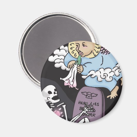 Angels Trumpet Magnet (Vorderseite/Rückseite)