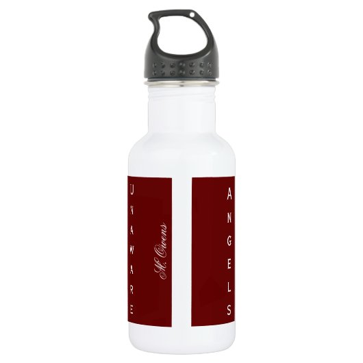 Angels Unaware Edelstahlflasche (Rückseite)