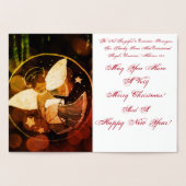 Angels Unaware Real Foil Weihnachtskarte Folienkarte (Innenseite)