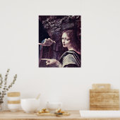 Angels "Uriel" von Leonardo di ser Piero da Vinci Poster (Küche)