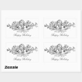 Angels Vintag Art Custom Gift Sticker (Blatt)