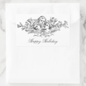 Angels Vintag Art Custom Gift Sticker (Tasche)