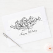 Angels Vintag Art Custom Gift Sticker (Umschlag)