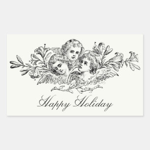 Angels Vintag Art Custom Sticker