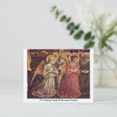 Angels von Benozzo Gozzoli verehren Postkarte (Stehend Vorderseite)