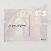 Angels von Benozzo Gozzoli verehren Postkarte (Rückseite)