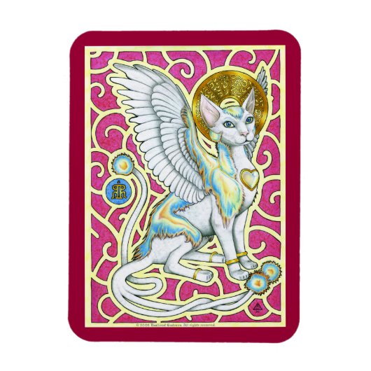 Angels Walk auf 4 Paws Premium Magnet (Vertikal)