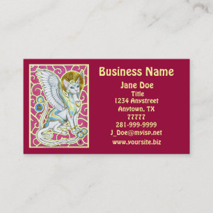 Angels Walk on 4 Paws Business Card Visitenkarte