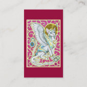 Angels Walk on 4 Paws Business Card Visitenkarte (Rückseite)