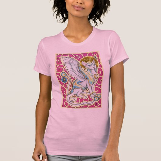 Angels Walk on Four Paws Shirt (Vorderseite)