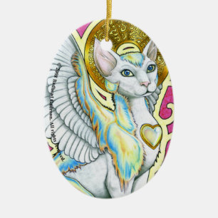 Angels Wandern auf 4 Paws Oval Ornament