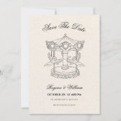 Angels wedding  save the date (Vorderseite)