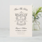 Angels wedding  save the date (Stehend Vorderseite)