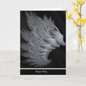 Angels Wing Note Card Karte (Gelbe Blume)