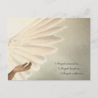 Angels Wings Card - Design für benutzerdefinierte Postkarte