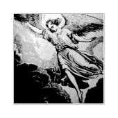 ANGELS Wood Art Briefmarke Gummistempel (Prägung)