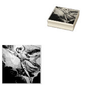 ANGELS Wood Art Briefmarke Gummistempel (Stempel)