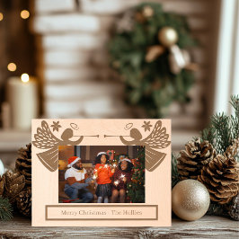 Angels Wooden Geätzte Rahmen