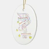 Angels Word Art Custom Pendant Ornamente (Links)