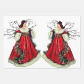 Angels Wrapping Paper Flat Sheet Set 3 Geschenkpapier Set (Vorderseite 3)
