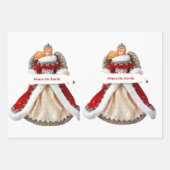 Angels Wrapping Paper Flat Sheet Set 3 Geschenkpapier Set (Vorderseite 2)