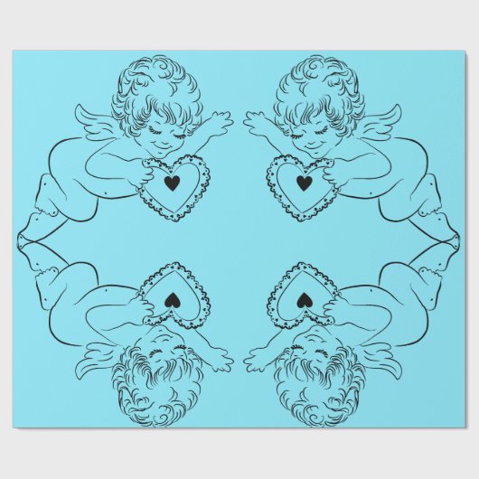 Angels Wrapping Paper Geschenkpapier (Flach)