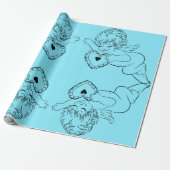 Angels Wrapping Paper Geschenkpapier (Ungerollt)