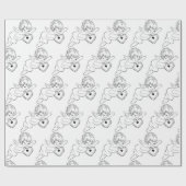 Angels Wrapping Paper Geschenkpapier (Flach)