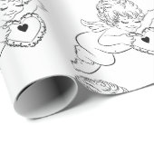 Angels Wrapping Paper Geschenkpapier (Rolleneckpunkt)