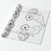 Angels Wrapping Paper Geschenkpapier (Ungerollt)