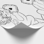 Angels Wrapping Paper Geschenkpapier (Ecke)