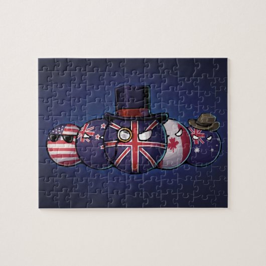 Angelsachse Countryballs Puzzle (Horizontal)