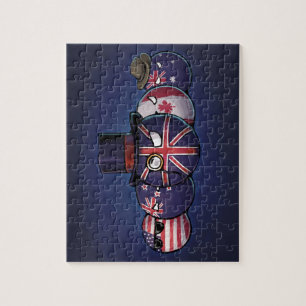 Angelsachse Countryballs Puzzle