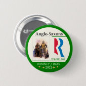 Angelsachsen für Romney Ryan 2012 Button (Vorne & Hinten)