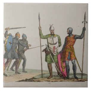 Angelsächsische Krieger, überziehen 14 'von der Fliese