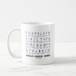 Angelsächsische Runen (Linguistik-Kriptographie) Kaffeetasse