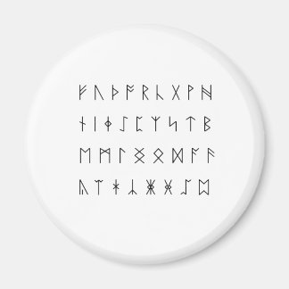 angelsächsische Runen Magnet