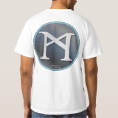Angelsächsisches Futhorc (Wigstan schwarzer Text) T-Shirt (Rückseite)