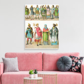 angelsächsisches Kleid Leinwanddruck (Insitu (Wohnzimmer))