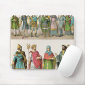 Angelsächsisches Kleid Mousepad (Mit Mouse)