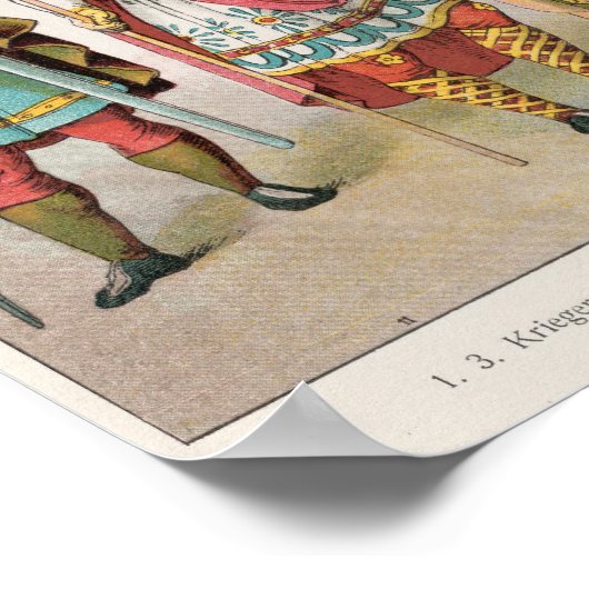 angelsächsisches Kleid Poster (Ecke)