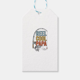 Angelsächsisches Papa-Angler-Shirt Design_1 Geschenkanhänger