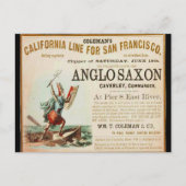 Angelsaxon Clipper Postkarte (Vorderseite)