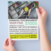 Angelschachtel, Fishing Tournament Flyer (Hand)