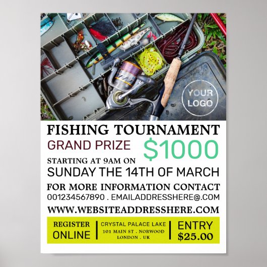Angelschachtel, Fishing Tournament Poster (Vorne)