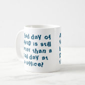 Angelschenke oder Fisherman-Geschenk mit Fangquote Kaffeetasse (Vorderseite Links)
