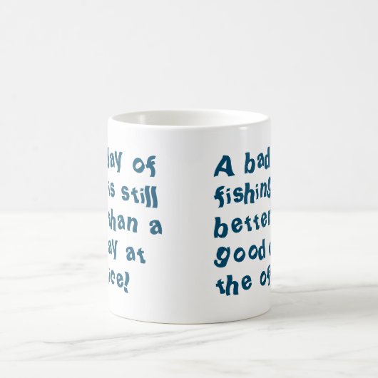 Angelschenke oder Fisherman-Geschenk mit Fangquote Kaffeetasse (Mittel)