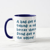 Angelschenke oder Fisherman-Geschenk mit Fangquote Tasse (Links)